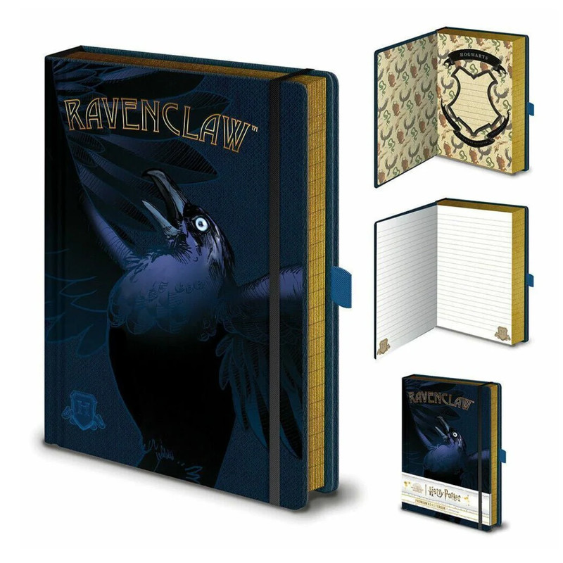 Harry Potter - Intricate Houses Ravenclaw Premium A5 Notebook - دفتر